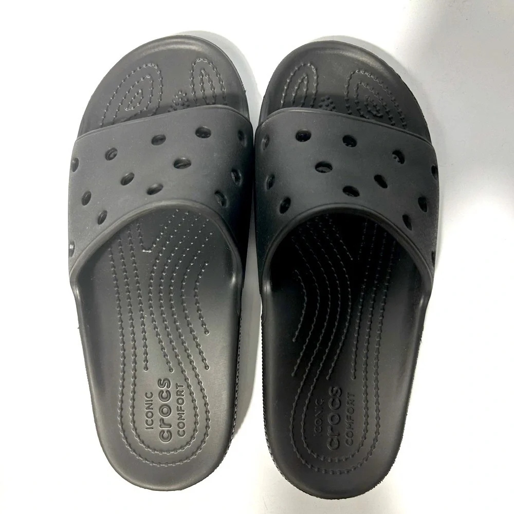 Iconic Crocs Comfort Sandals Size 8(men) 10(women) Black